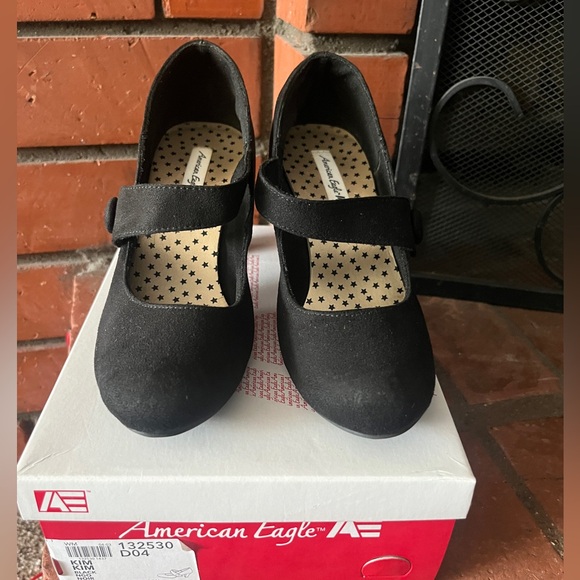 American Eagle Pumps Black Size 7 - Picture 1 of 4
